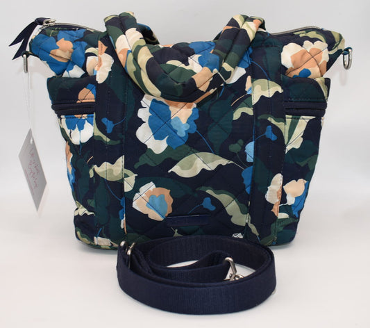 Vera Bradley Multi-Strap Tote Bag in "Immersed Blooms" Pattern