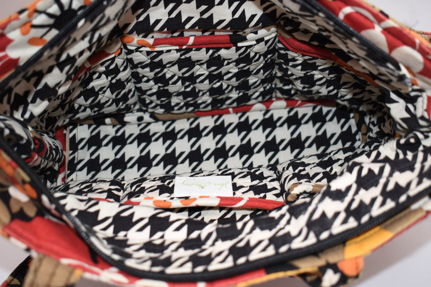 Vera Bradley Little Mandy Tote Bag in "Bittersweet" Pattern