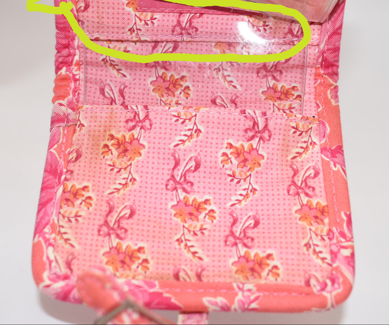Vera Bradley Card & Cuties Wallet in "Hope Toile" Pattern