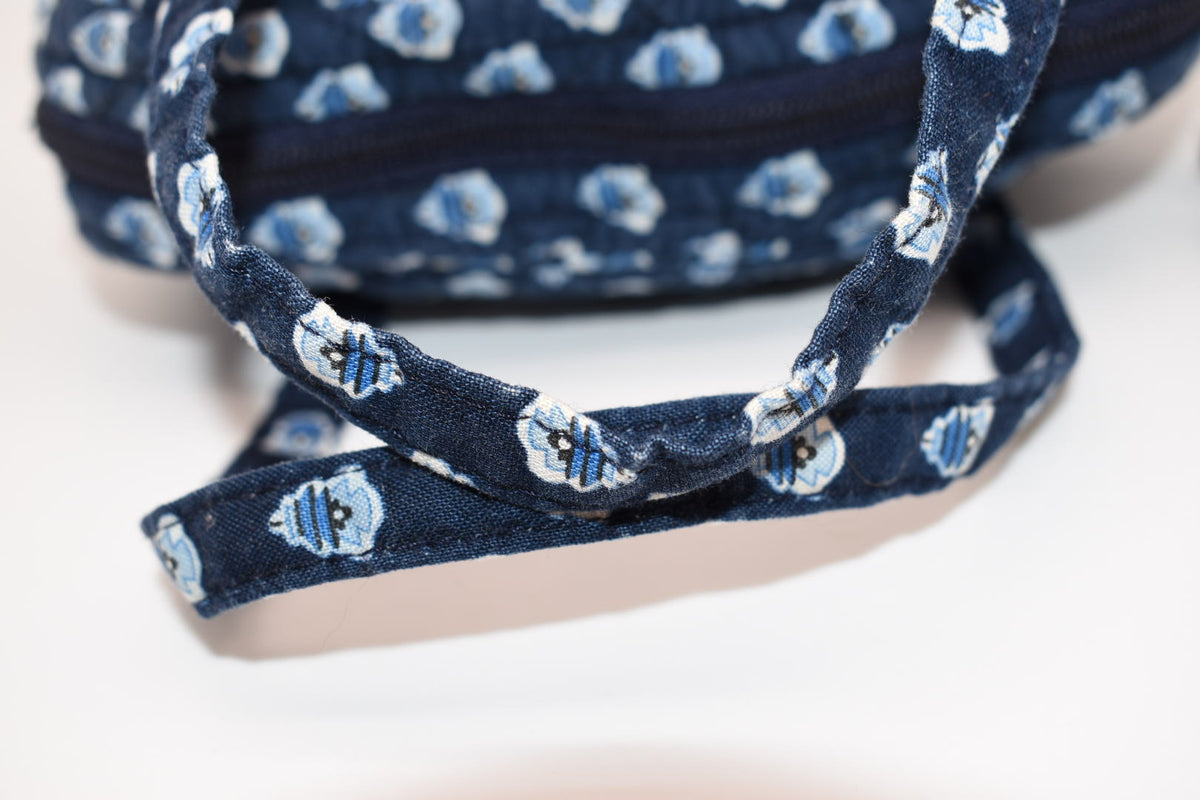 Vera Bradley Mini Tote Bag in "Nantucket Navy" Pattern