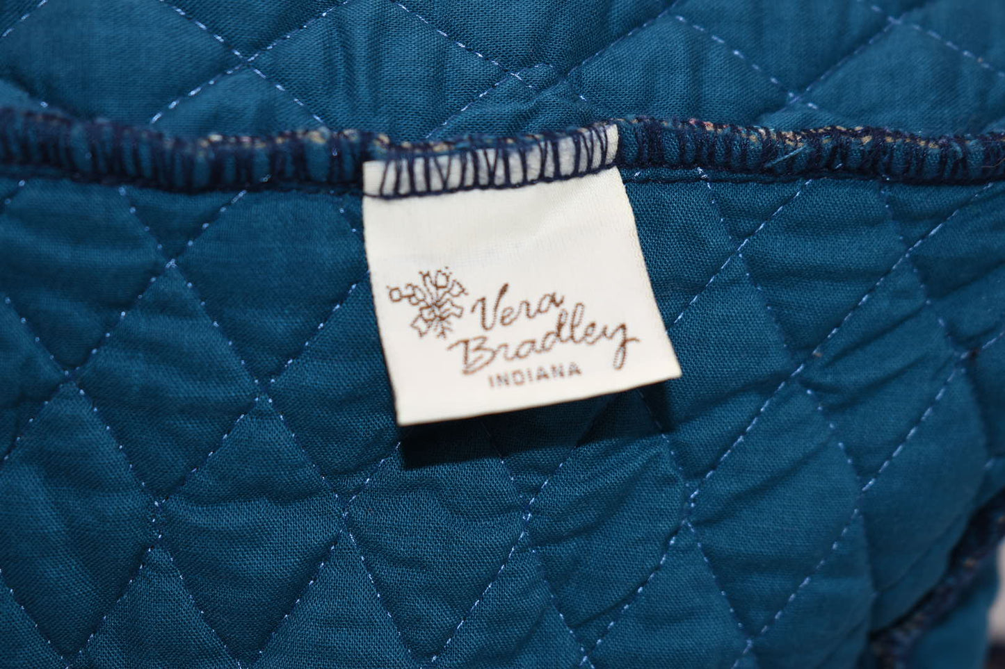 Vera Bradley Hoosier Shoulder Bag in "Navy - 1991" Pattern