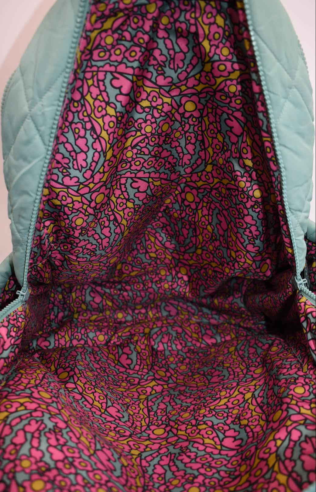 Vera Bradley Large Bancroft Backpack in "Mint Green"