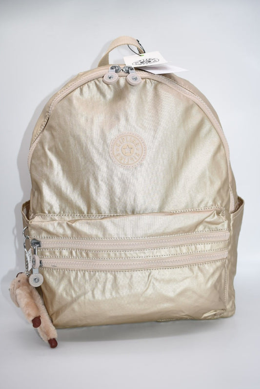 Kipling Bouree Backpack in Starry Gold Metallic