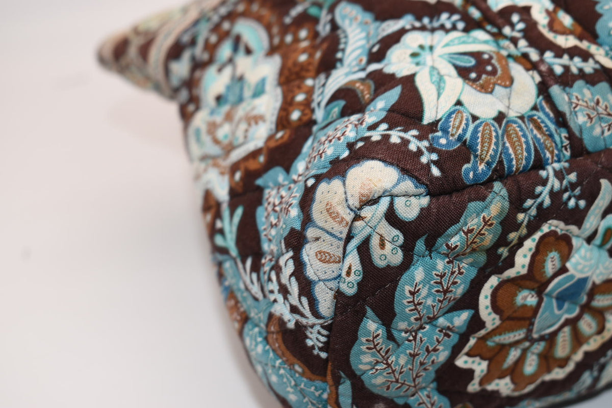 Vera Bradley Large Betsy Shoulder Tote Bag in "Java Blue" Pattern