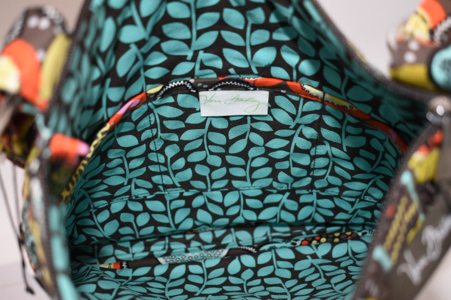 Vera Bradley Hipster Crossbody Bag "Flower Shower" Pattern
