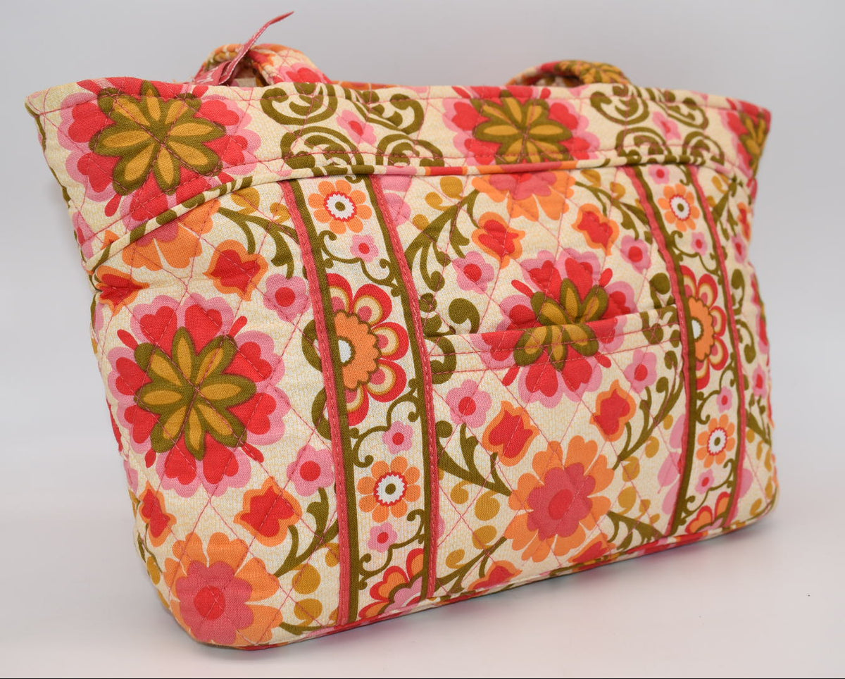 Vera Bradley Mandy Shoulder Tote Bag in "Folkloric" Pattern