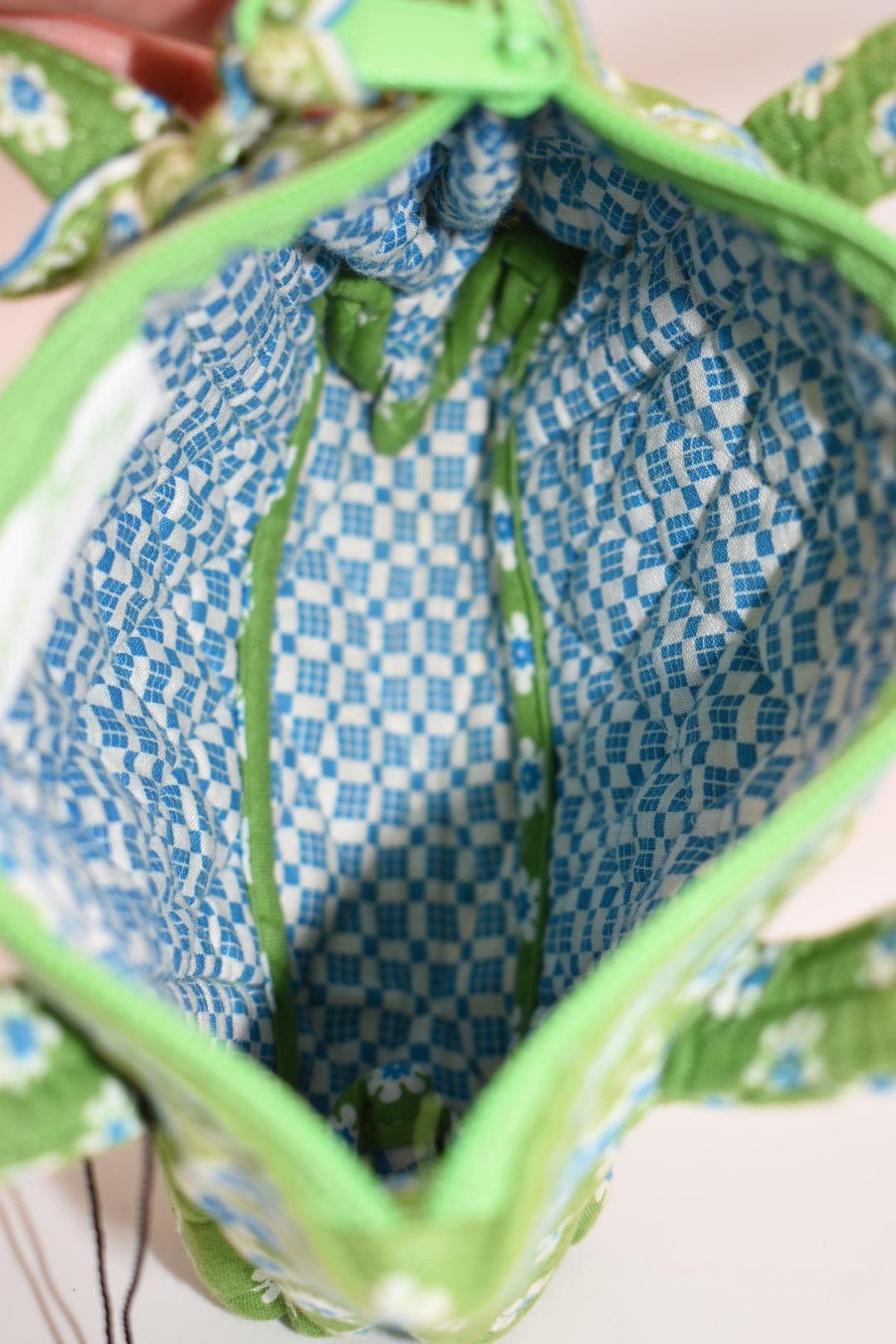 Vera Bradley Little Bitty Betsy Bag in "Apple Green" Pattern