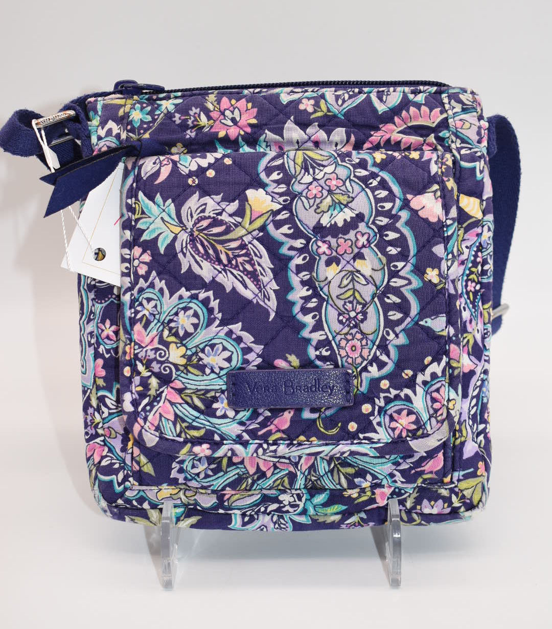 Vera Bradley RFID Mini Hipster Crossbody Bag in "French Paisley" Pattern