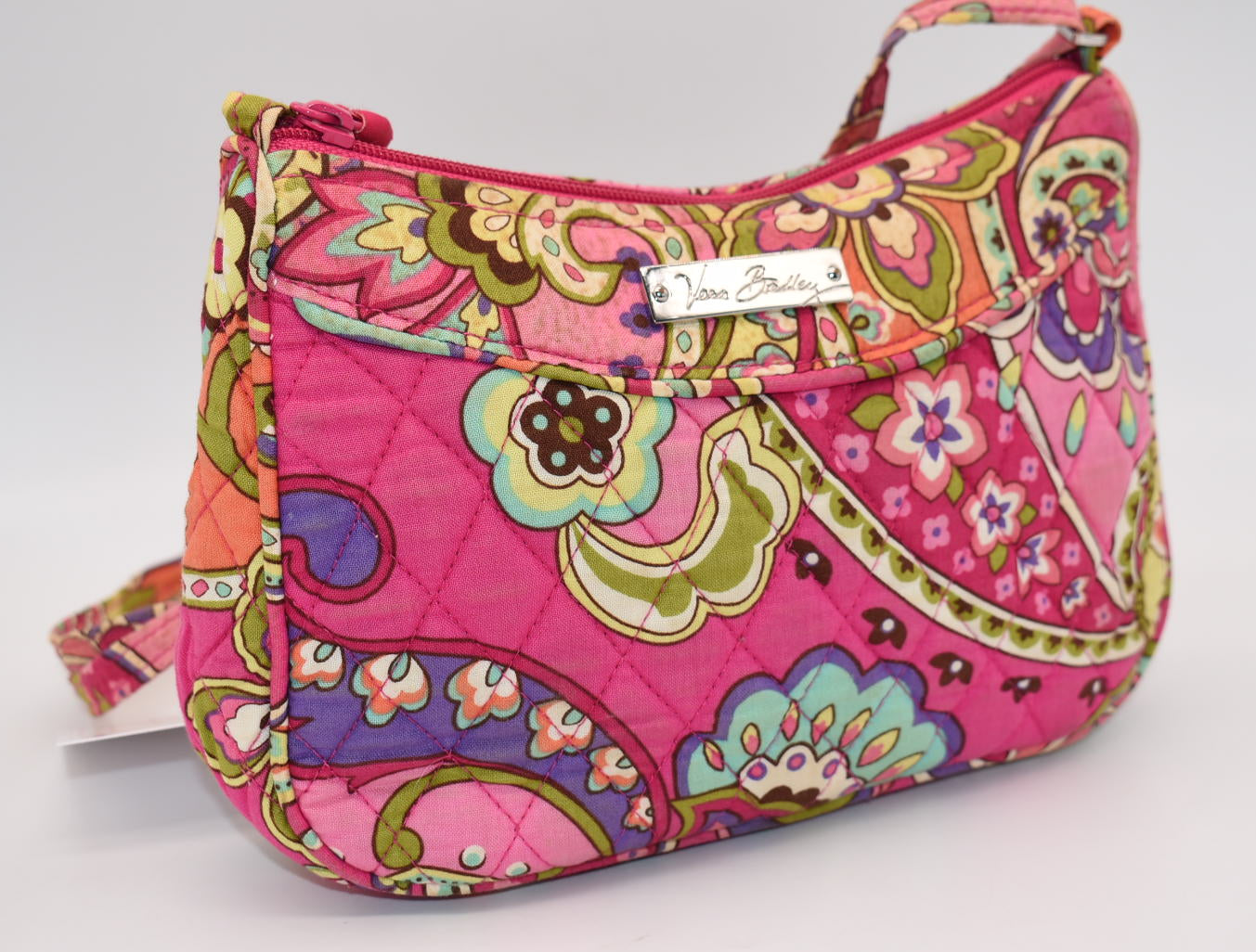 Vera Bradley Little Crossbody Bag in "Pink Swirls" Pattern