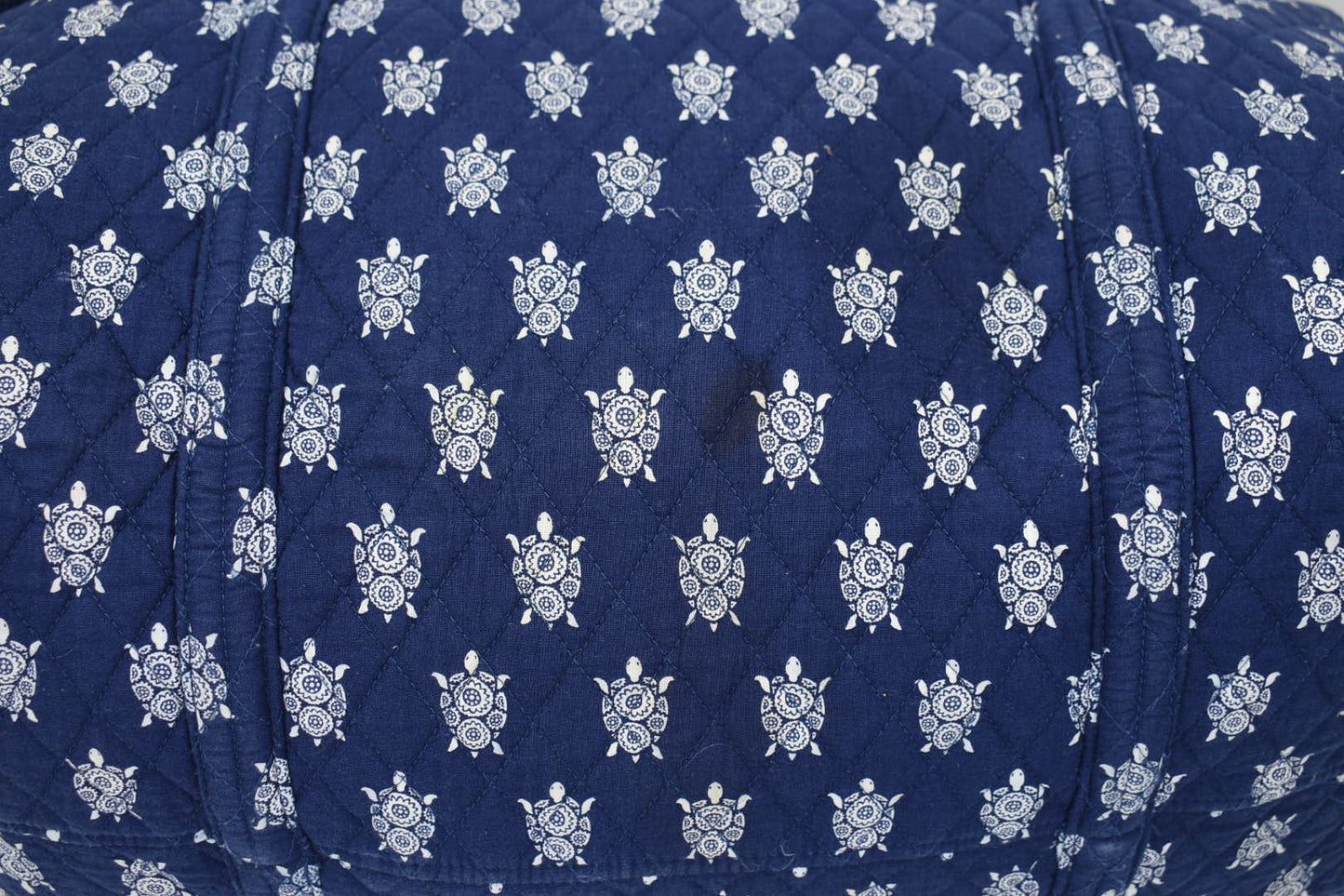 Vera Bradley Large Duffel Bag in "Sea Turtles " Pattern