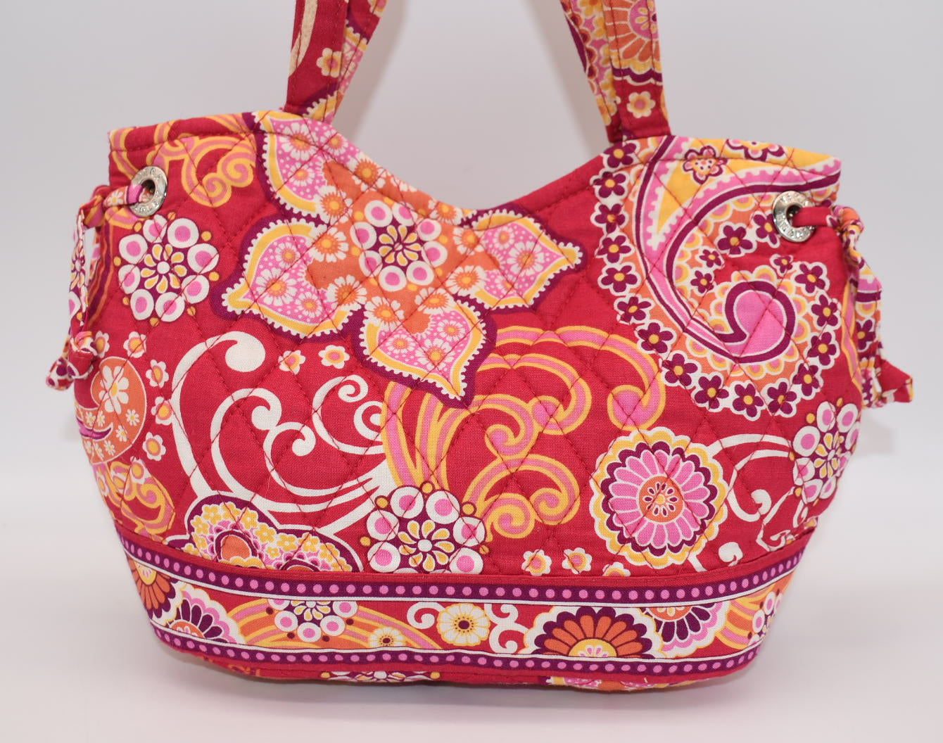 Vera Bradley Sherry Tote Bag in "Raspberry Fizz" Pattern