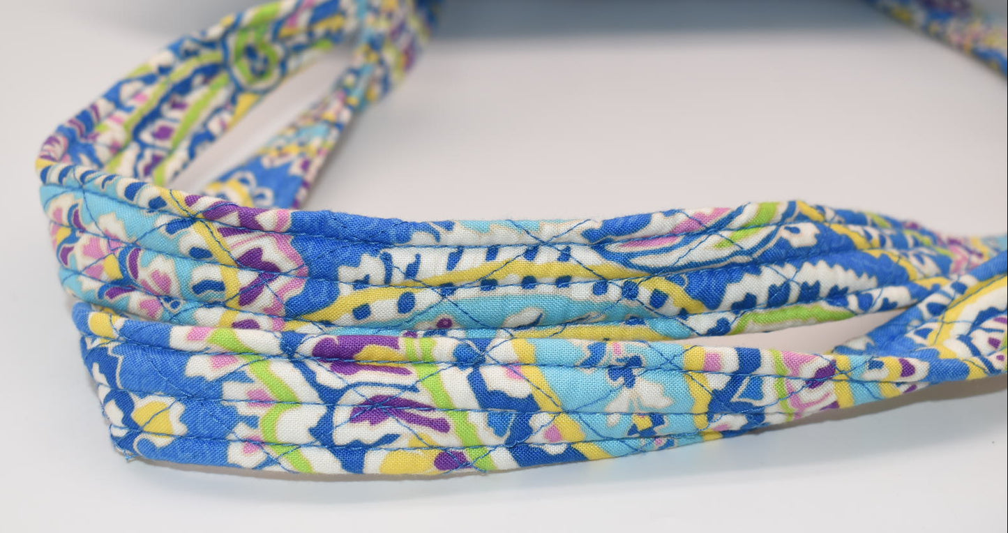 Vera Bradley Villager Tote Bag in "Capri Blue" Pattern