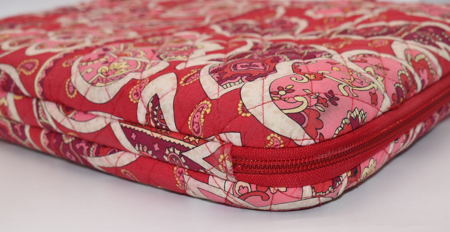 Vera Bradley 17" Hardshell Laptop Bag in "Rosy Posies" Pattern