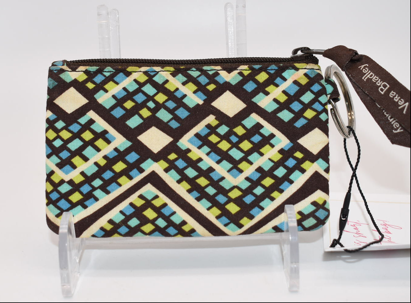 Vera Bradley Zip ID Case in "Rain Forest" Pattern