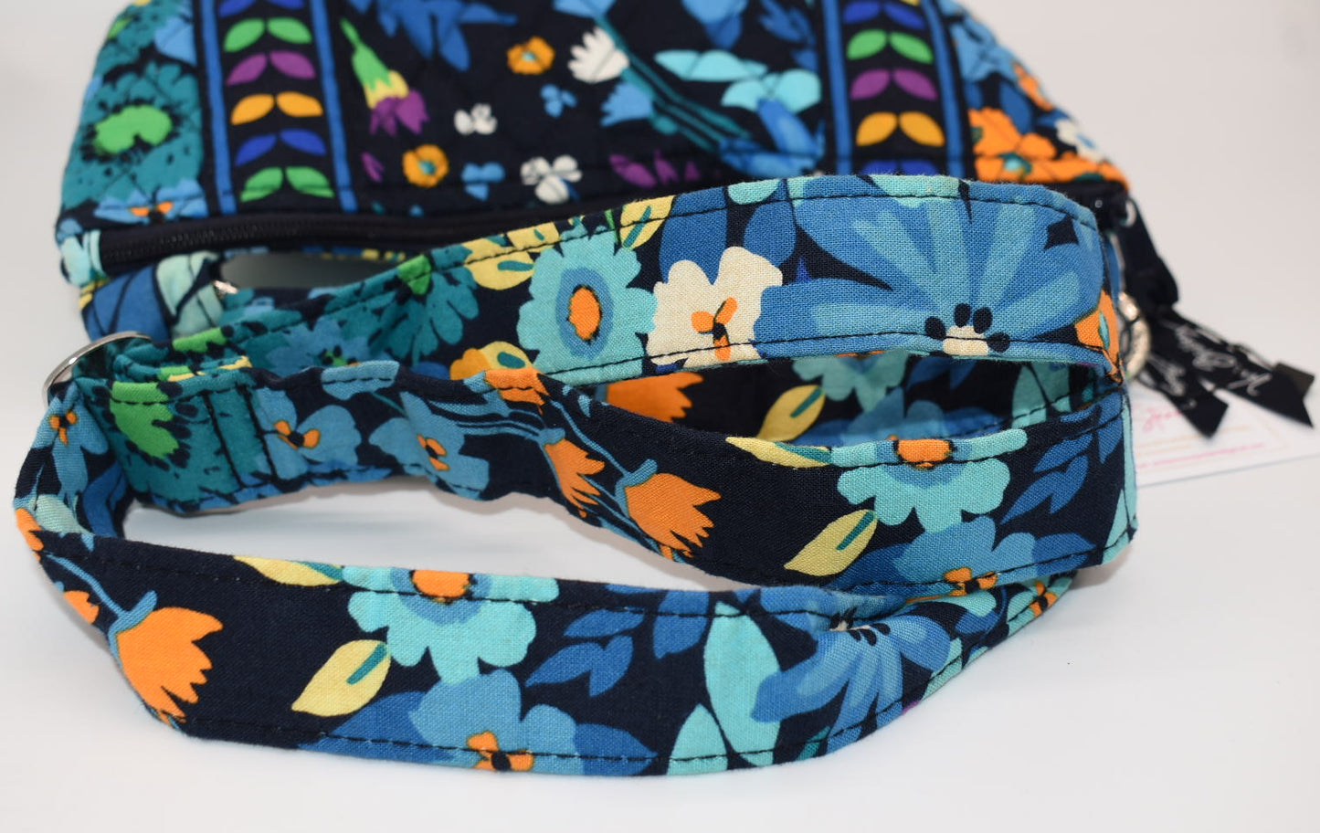 Vera Bradley Hipster Crossbody Bag "Midnight Blues" Pattern