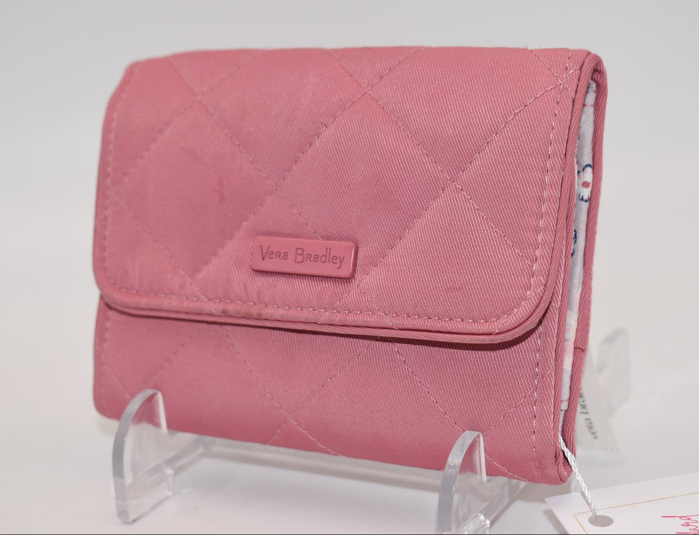 Vera Bradley RFID Riley Compact Wallet in Sea Turtles & Coral
