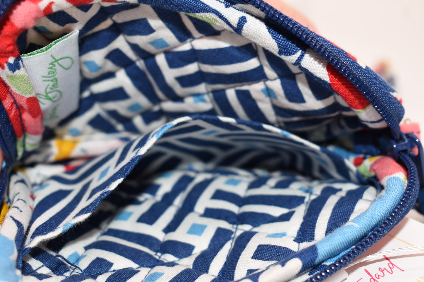 Vera Bradley Tech Case/ Zip Case in "Summer Cottage" Pattern