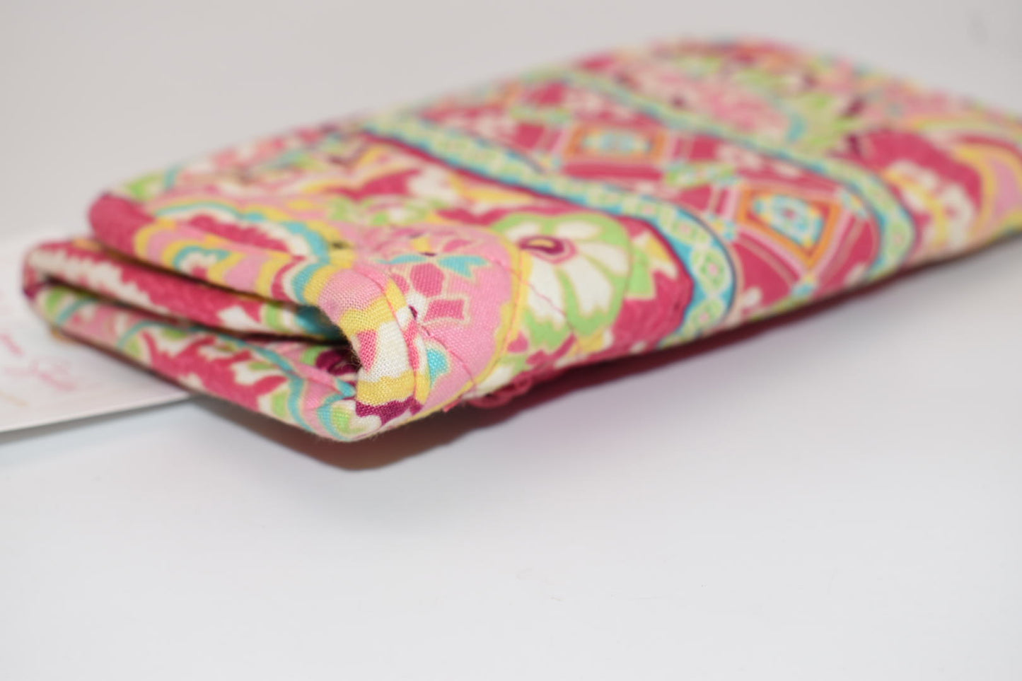Vera Bradley Quilted Cotton Trifold Wallet in "Capri Melon" Pattern