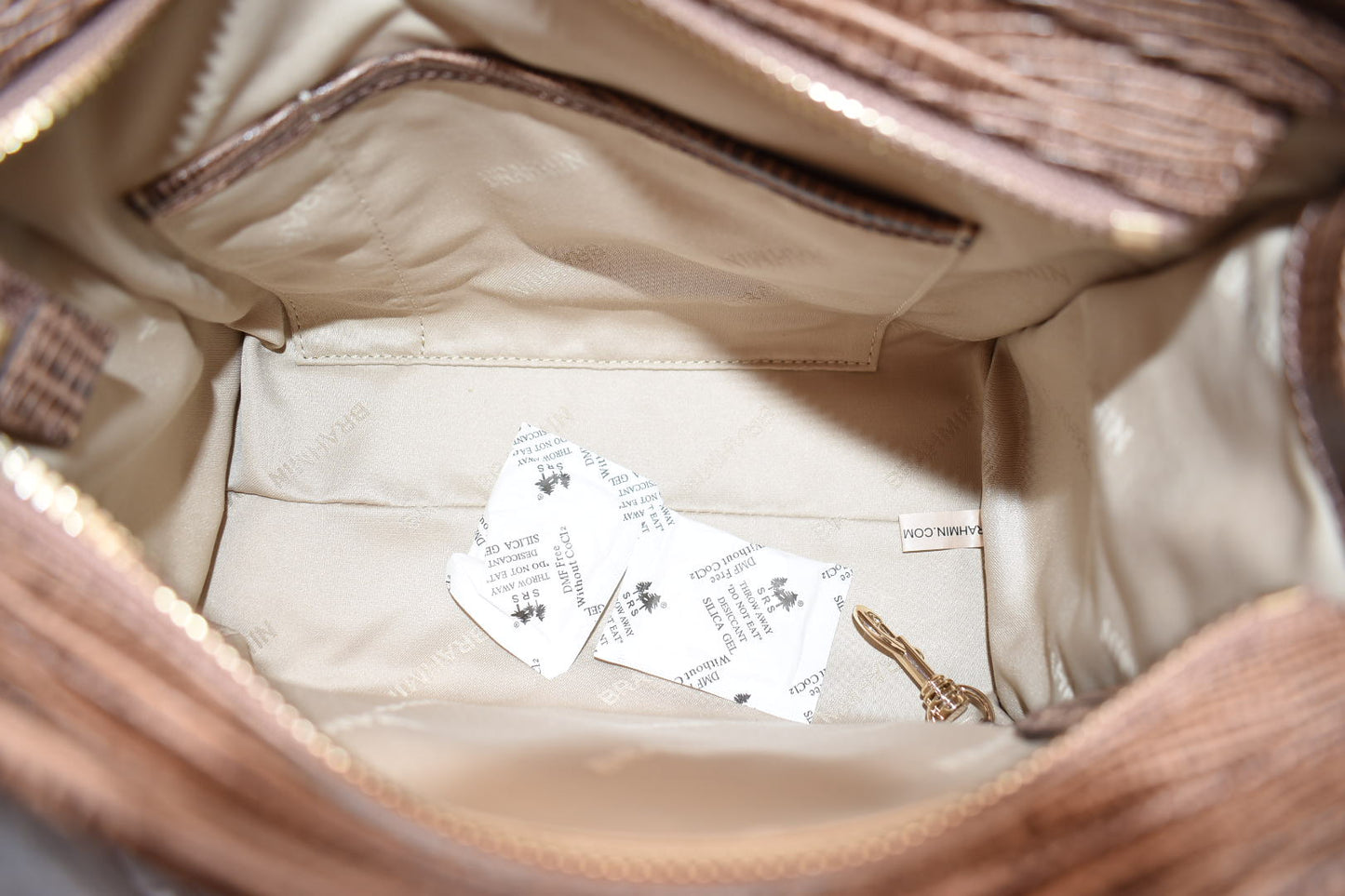 Brahmin Cami Satchel Bag in Multi Eirwen