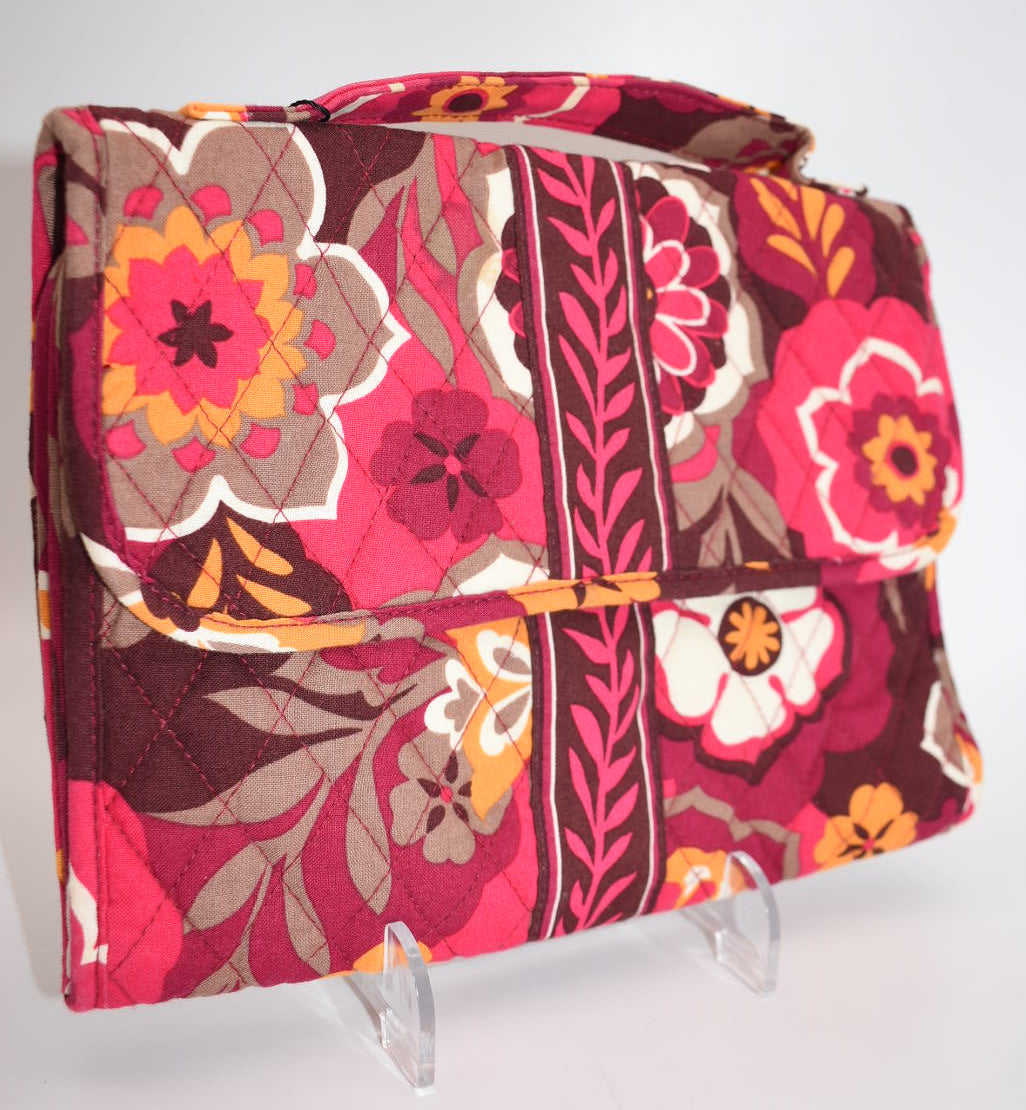 Vera Bradley Travel Jewelry Book Organizer Case in "Carnaby" Pattern