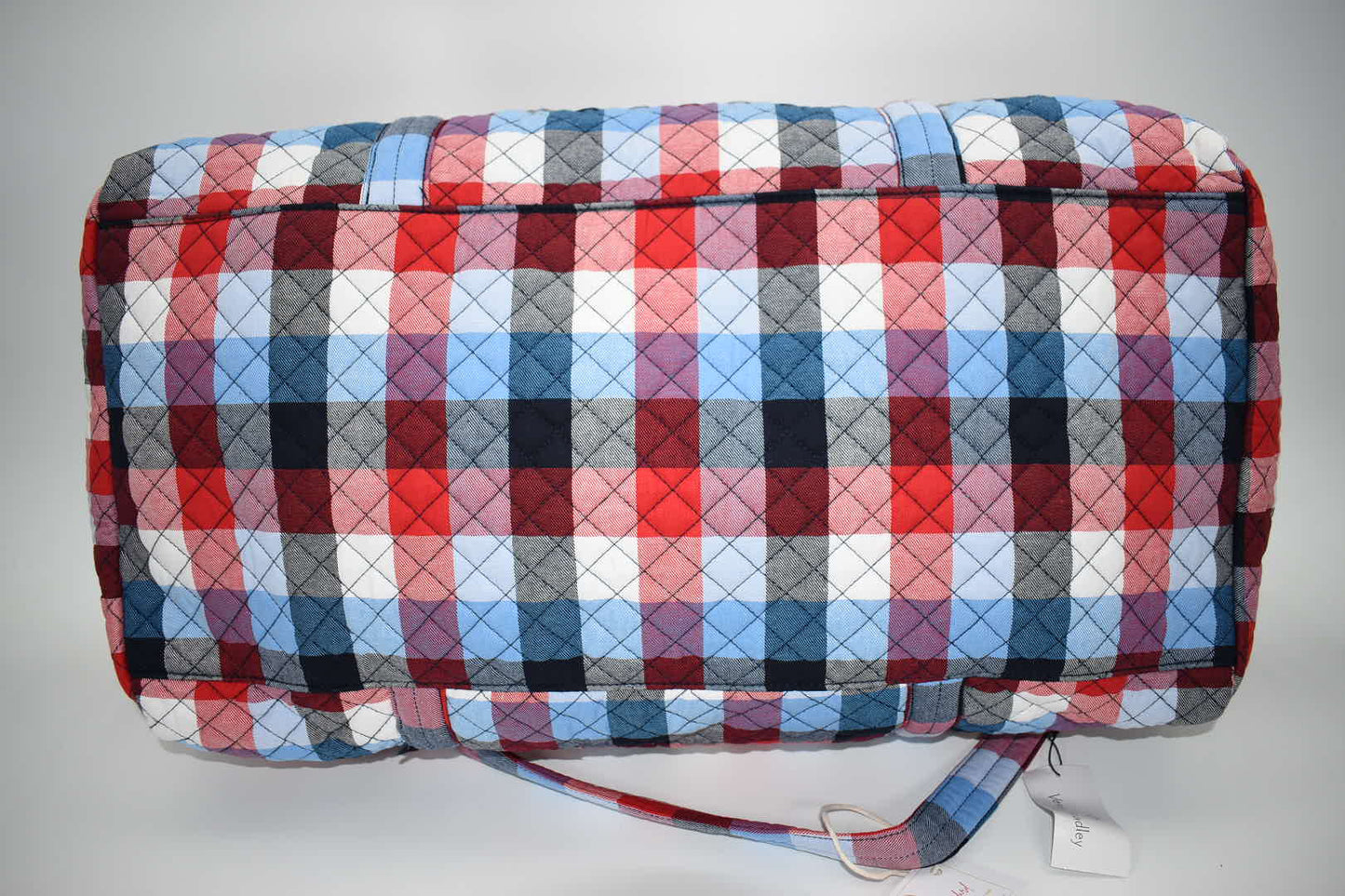 Vera Bradley Large Travel Duffel Bag in "Patriotic Plaid" Pattern