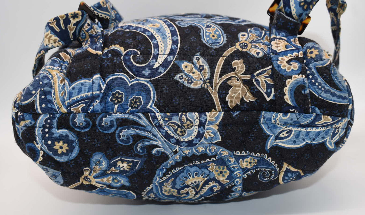 Vera Bradley Small Backpack in "Windsor Navy" Pattern