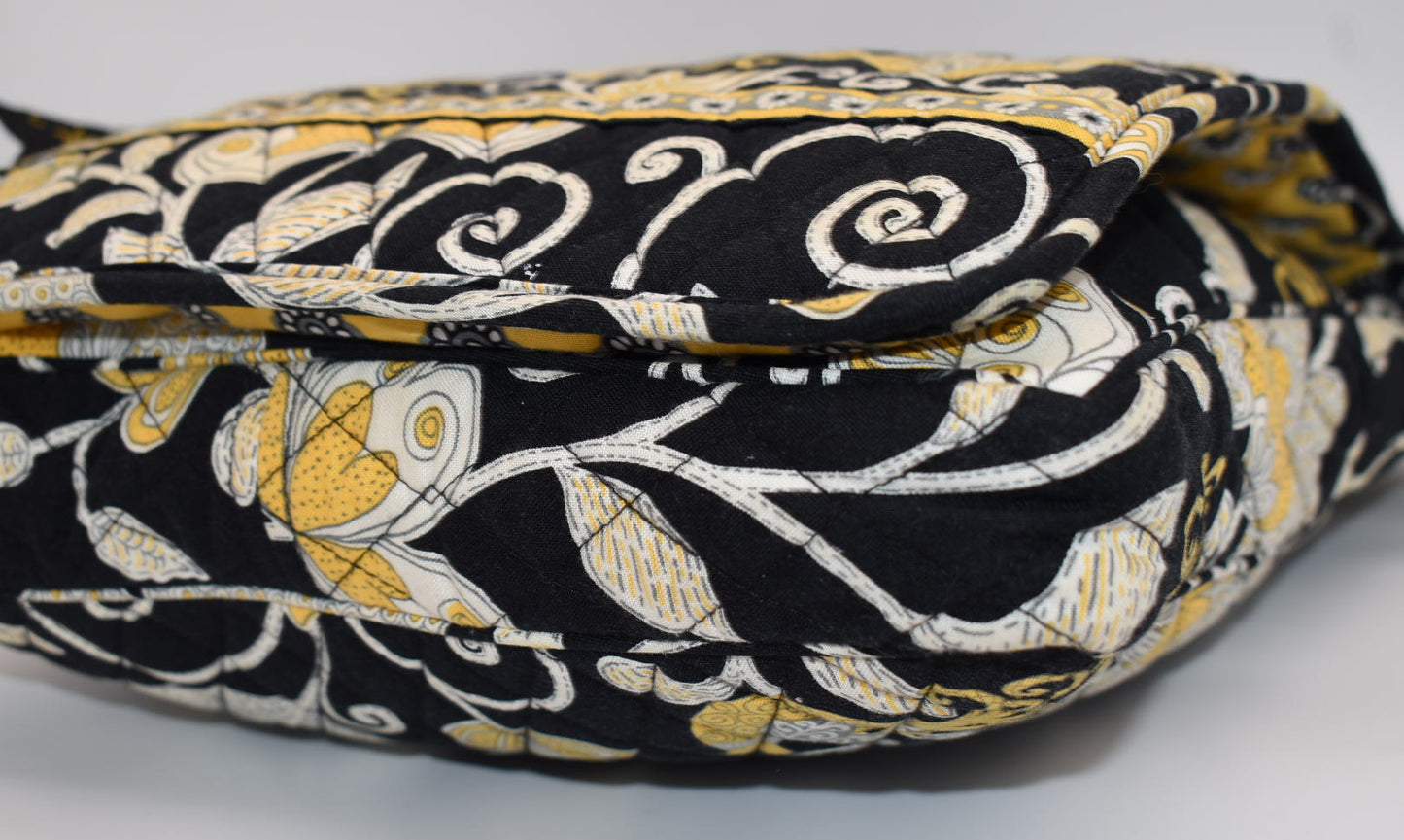 Vera Bradley Mailbag Crossbody Bag in "Yellow Bird" Pattern