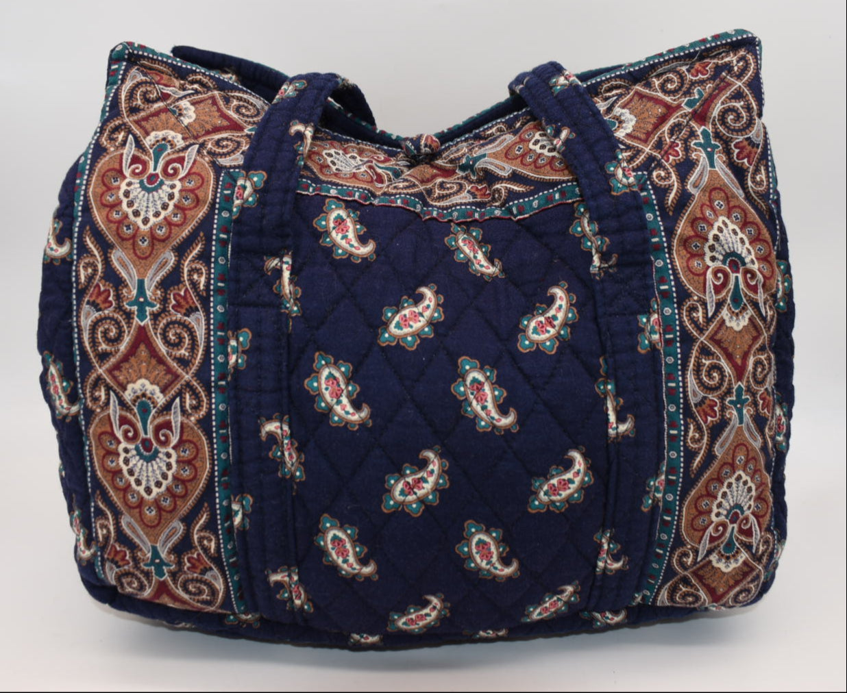 Vera Bradley Hoosier Shoulder Bag in "Navy - 1991" Pattern