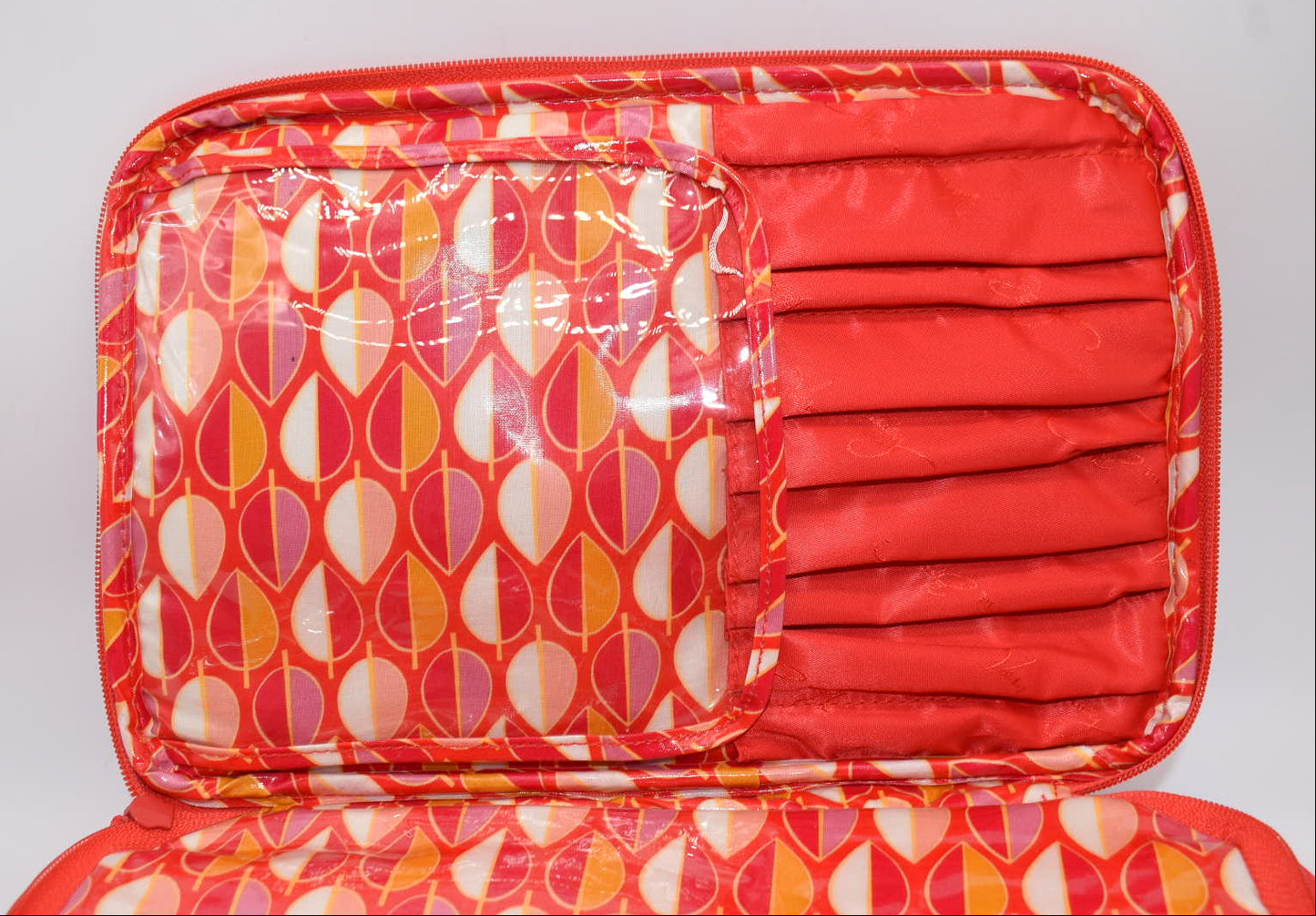 Vera Bradley Large Microfiber Blush & Brush Cosmetic Bag in "Canyon Sunset"