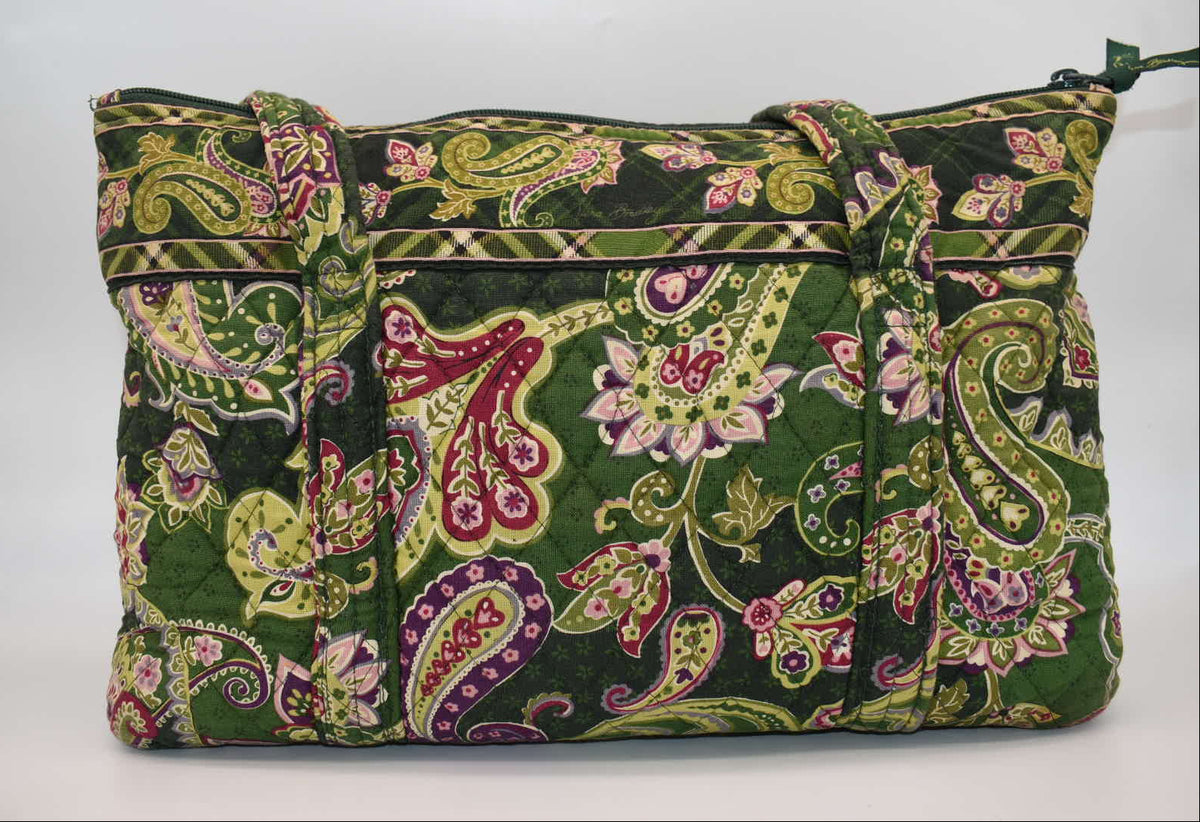 Vera Bradley Large Betsy Shoulder Tote Bag in "Chelsea Green" Pattern