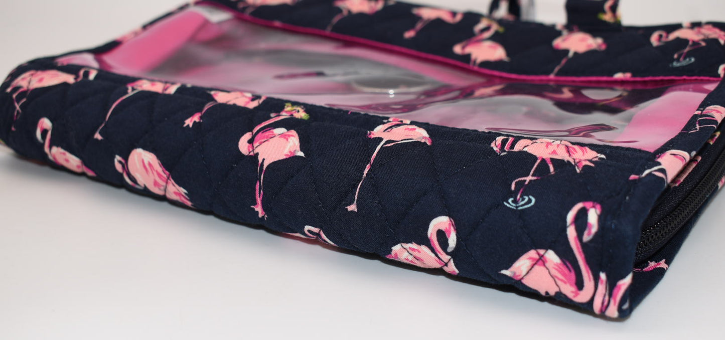 Vera Bradley Hanging Travel Organizer in "Flamingo Fiesta" Pattern