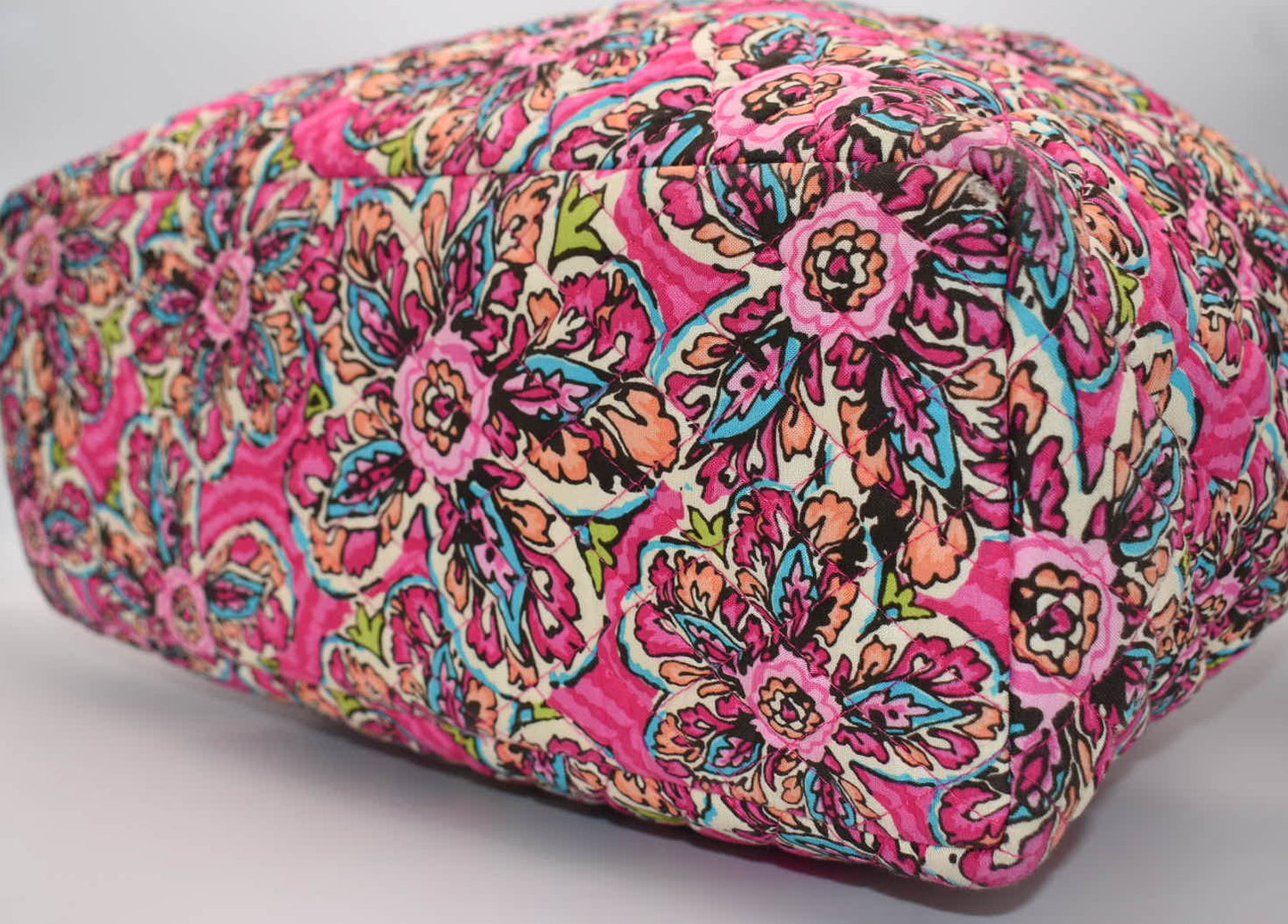 Vera Bradley Large Glenna Tote Bag in "Sunburst Floral" Pattern