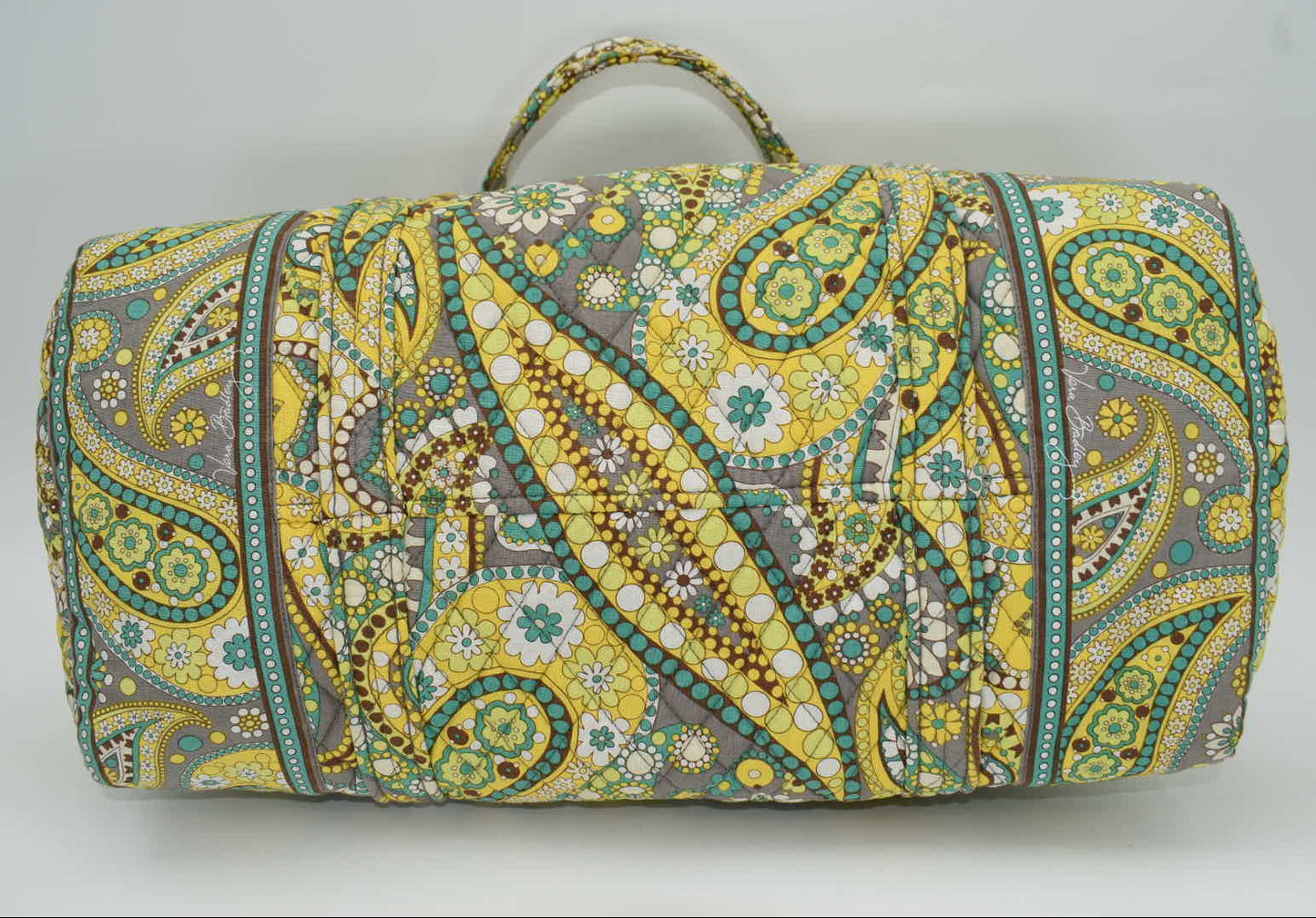 Vera Bradley Medium Duffel Bag in "Lemon Parfait" Pattern