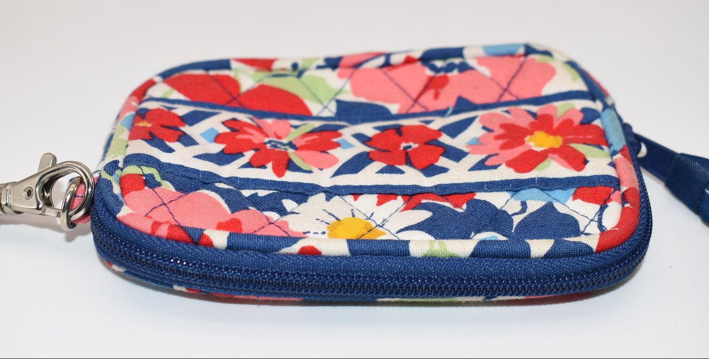 Vera Bradley Tech Case/ Zip Case in "Summer Cottage" Pattern