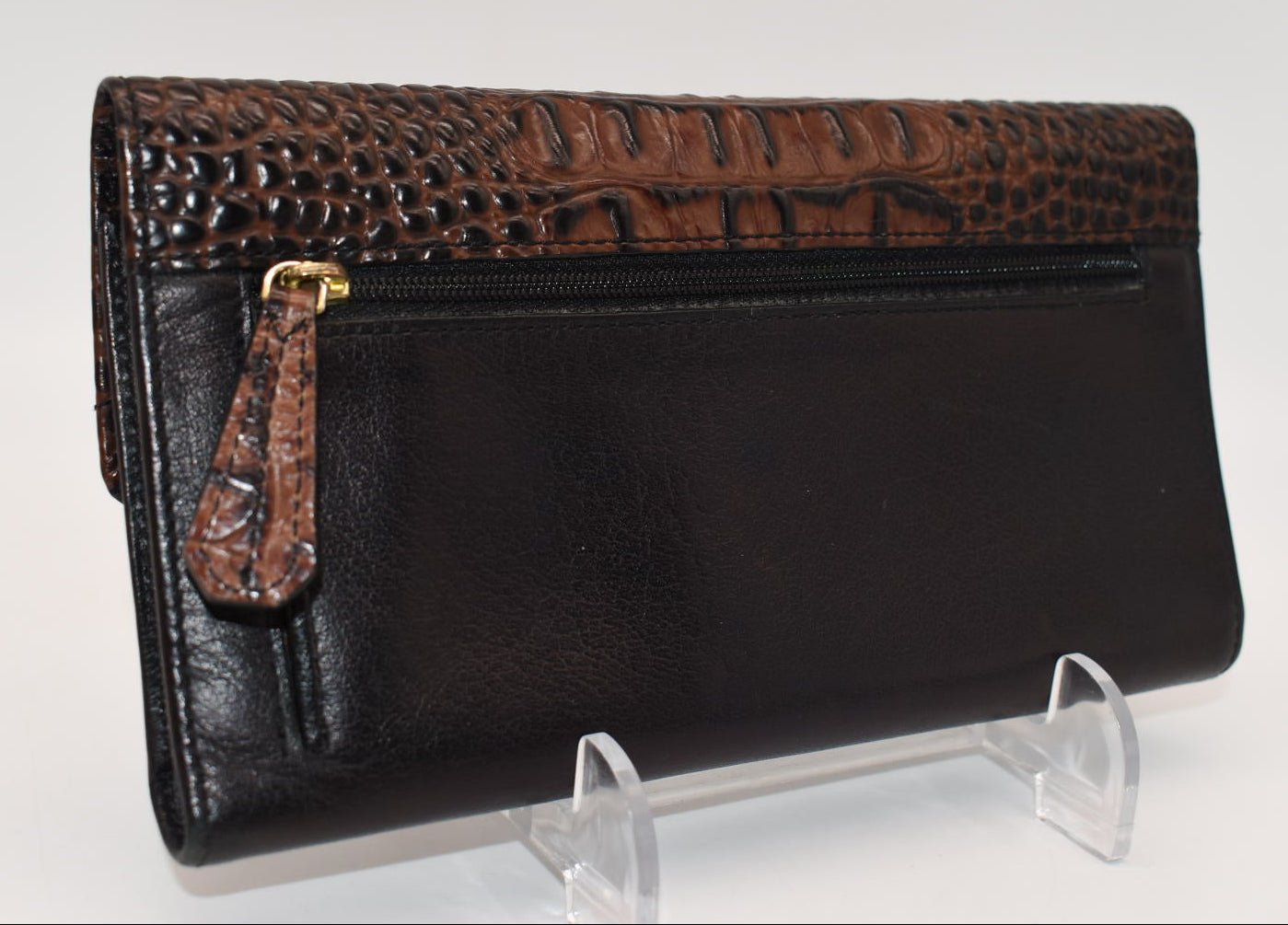 Brahmin Soft Checkbook Wallet in Tuscan Tri-Texture