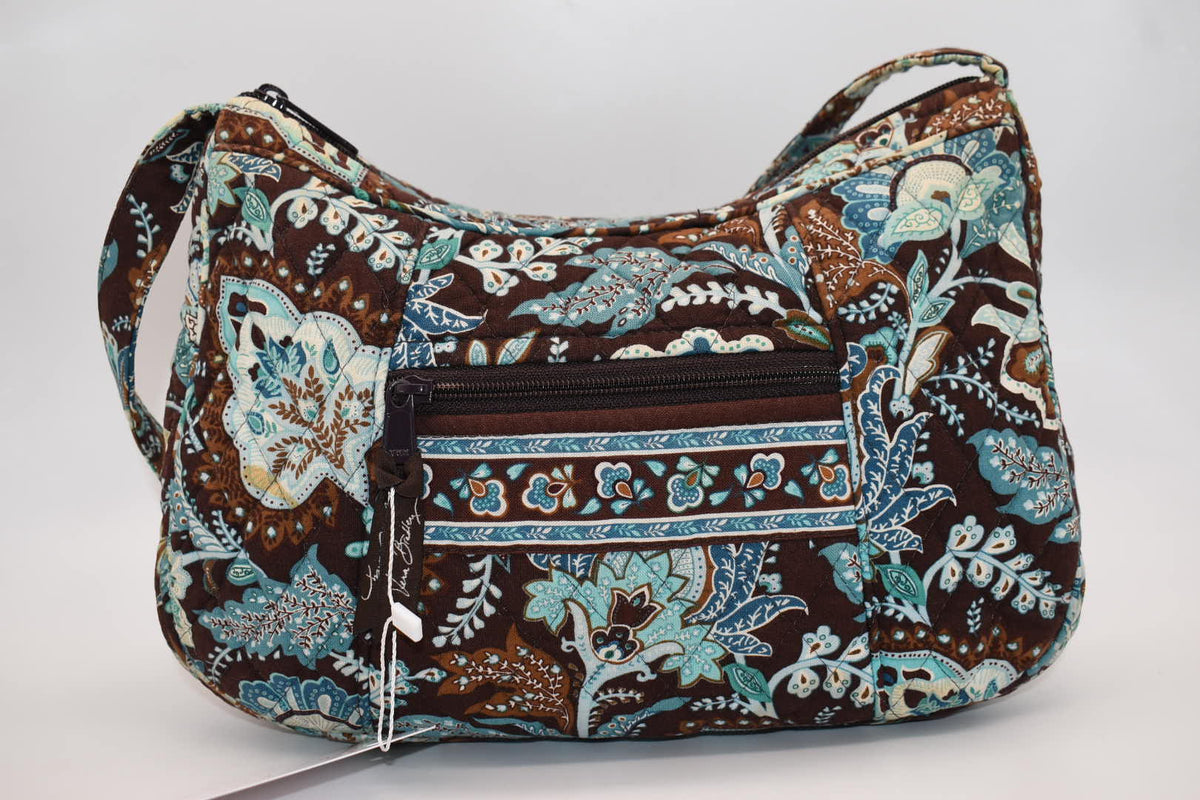 Vera Bradley Hobo Shoulder Bag in "Java Blue" Pattern