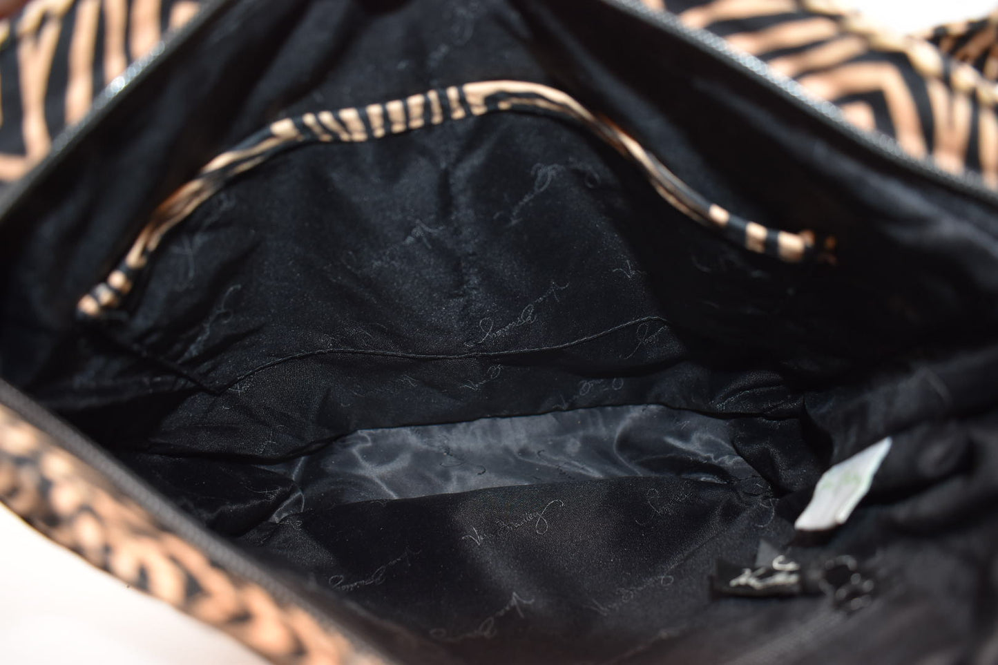 Vera Bradley Double Zip Mailbag Crossbody Bag in "Tiger Print" Pattern