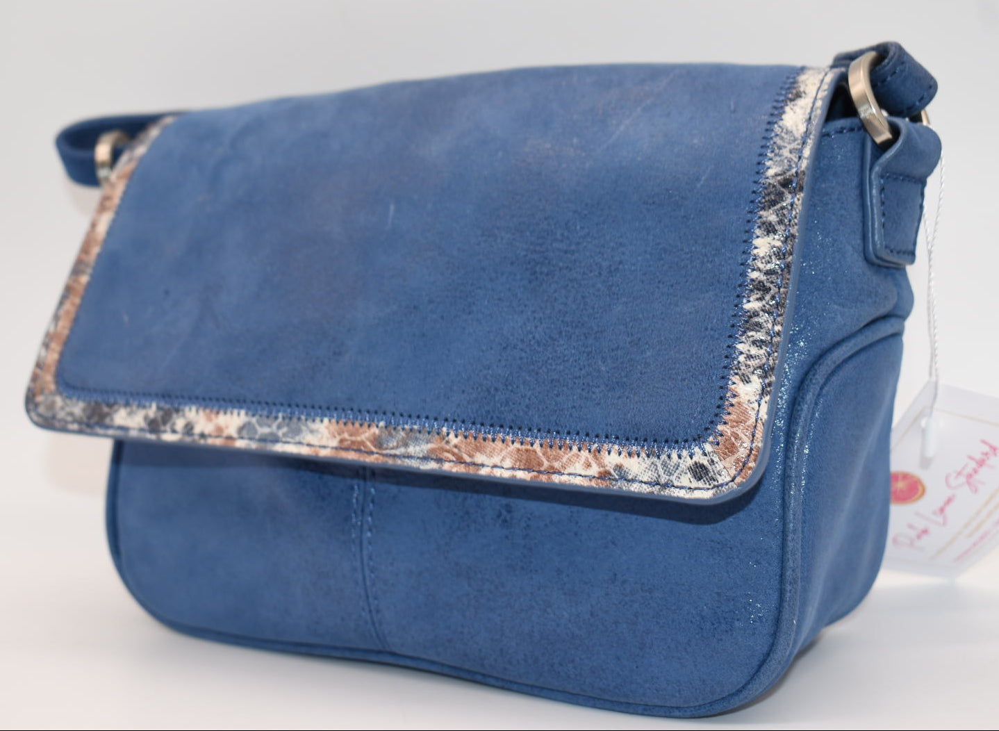 HOBO Autry Small Crossbody Bag in Buffed Hide Cobalt