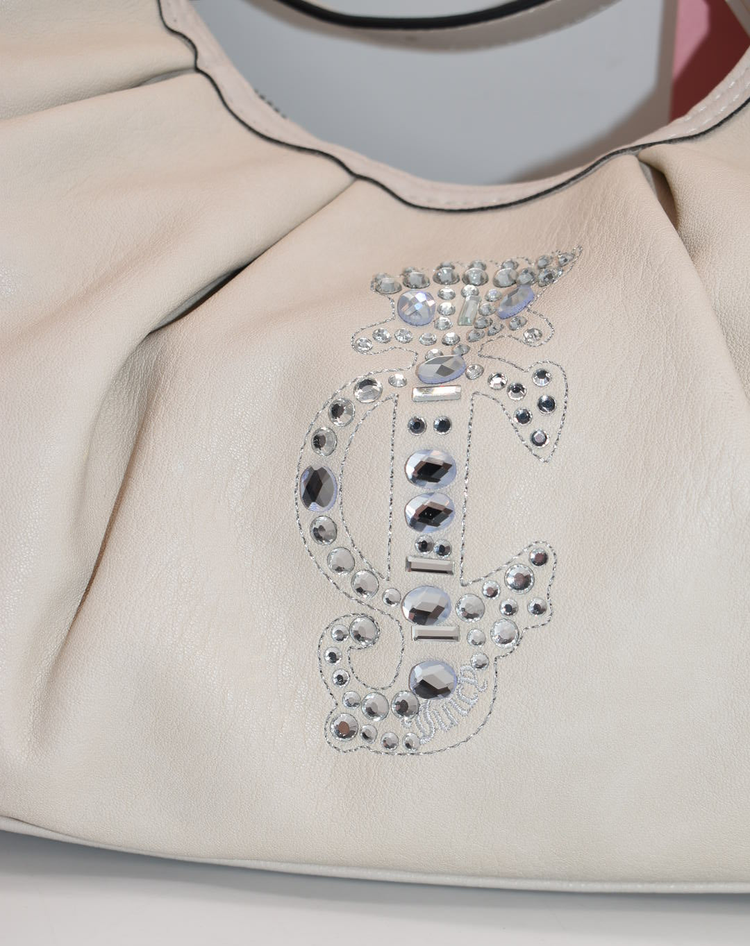 Juicy Couture Crown Hobo Shoulder Bag in "Crystal" Color