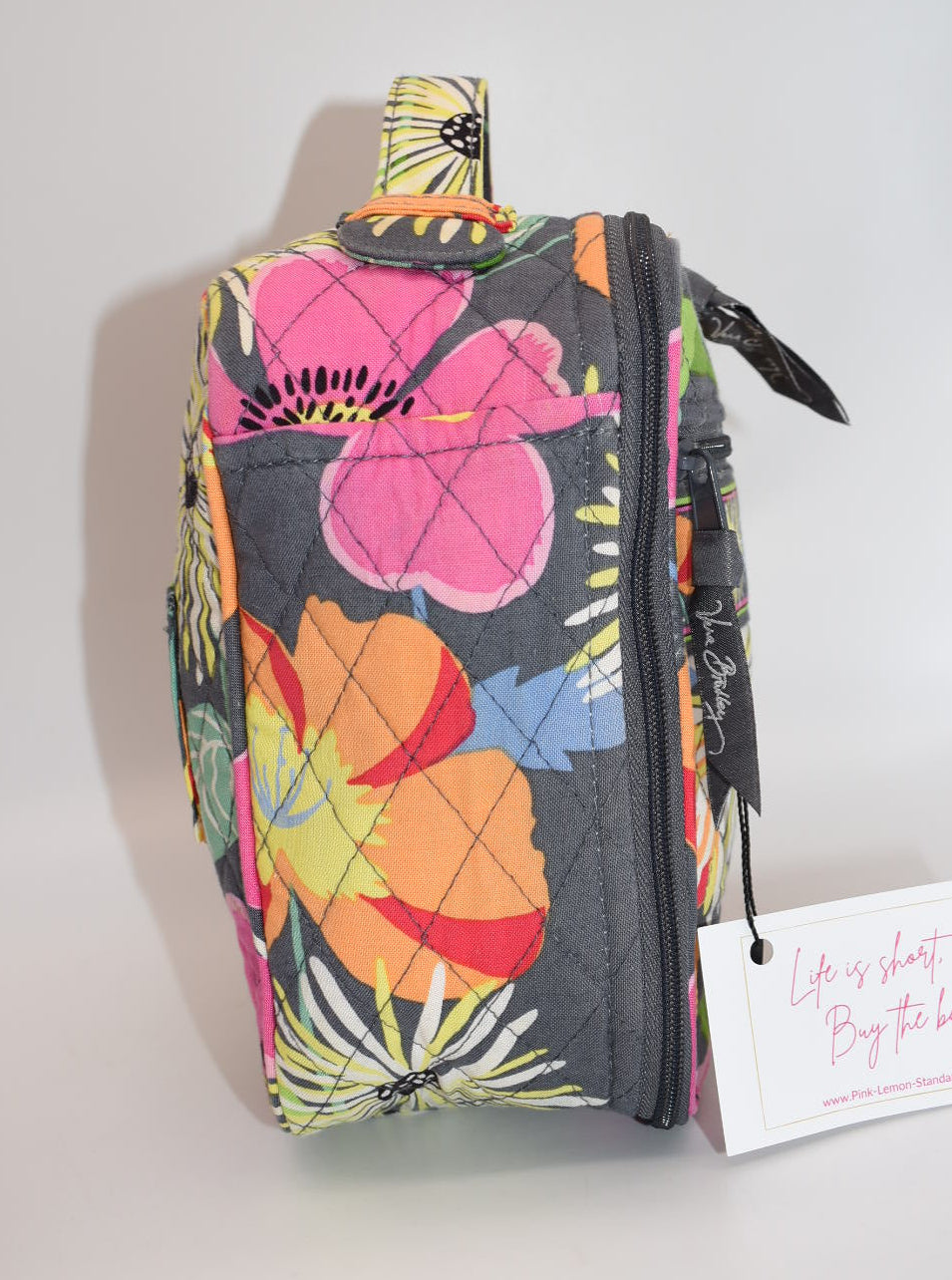 Vera Bradley Insulated Lunch Bag in "Jazzy Blooms" Pattern