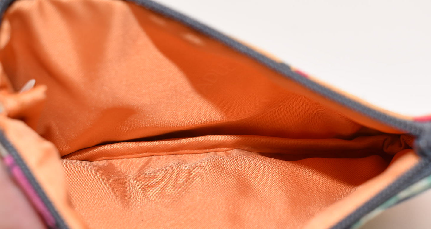 Vera Bradley Front Flap Zip Case in "Jazzy Blooms" Pattern