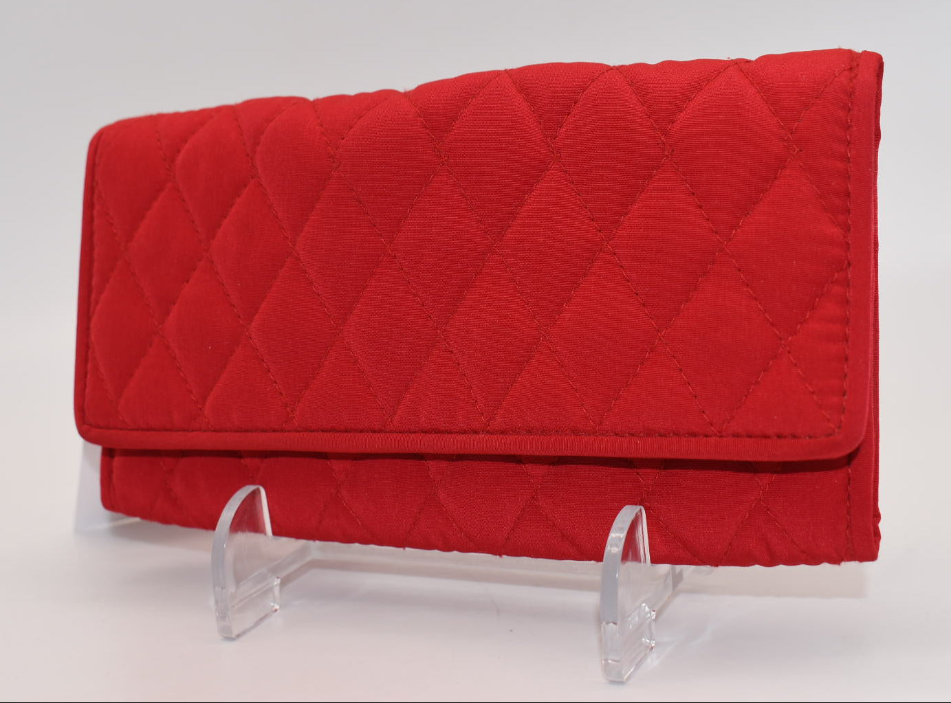 Vera Bradley Microfiber Clutch Wallet in Red