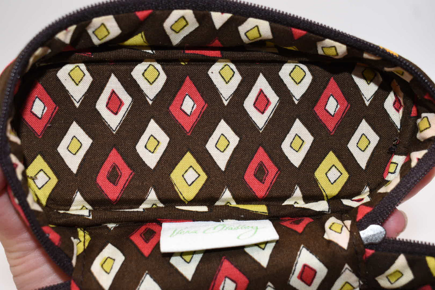 Vera Bradley Cosmetic Brush & Pencil Case in "Puccini" Pattern