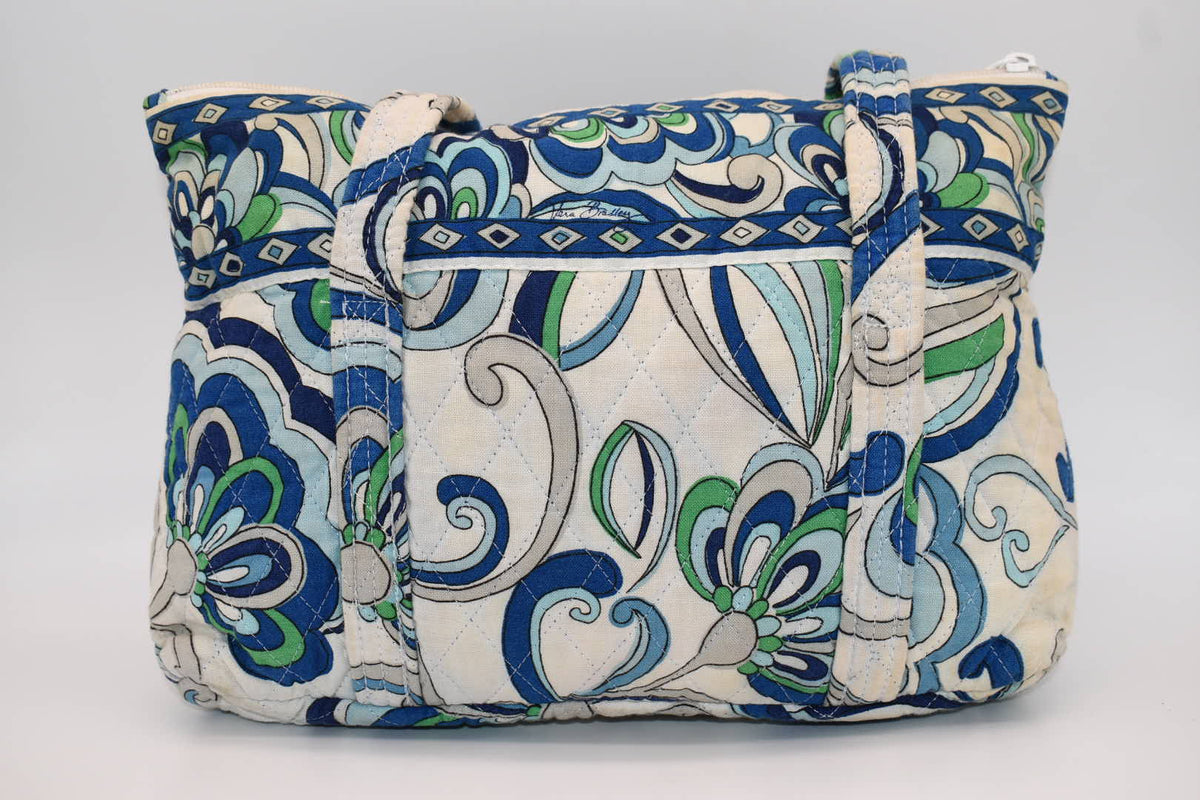 Vera Bradley Little Betsy Shoulder Bag in "Mediterranean White" Pattern