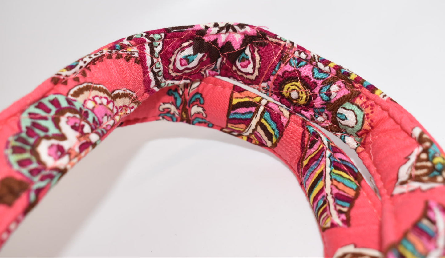 Vera Bradley Side By Side Tote Bag in "Call Me Coral" Pattern