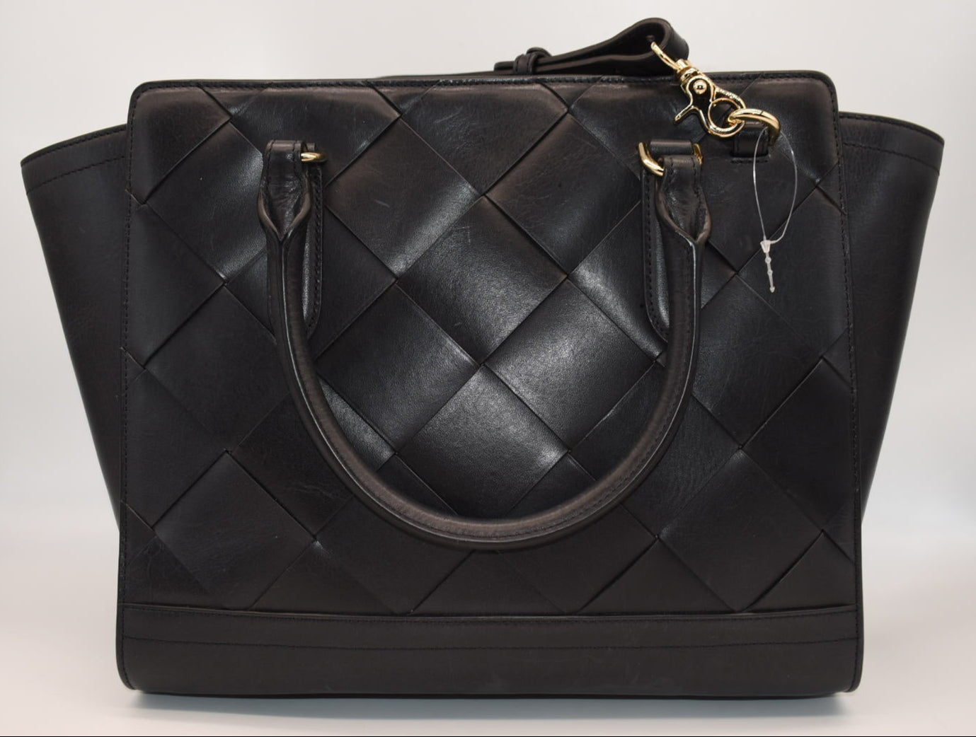 Brahmin Aubree Satchel Bag in Black Vik