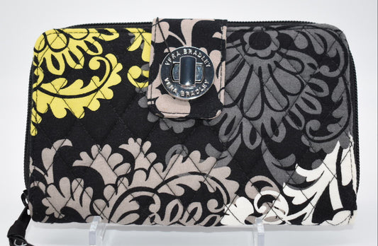 Vera Bradley Turnlock Wallet in "Baroque" Pattern