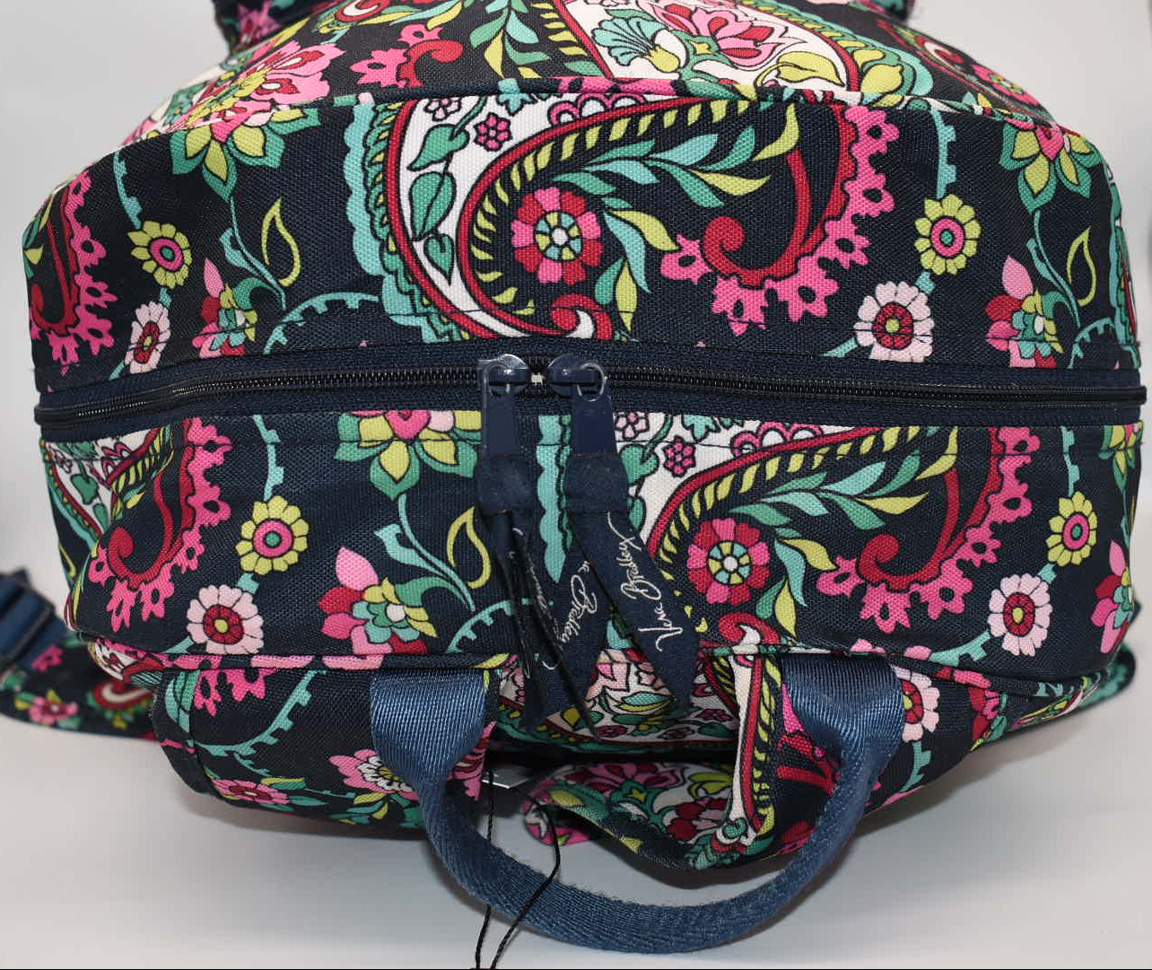 Vera Bradley Lighten Up Campus Backpack in "Petal Paisley" Pattern