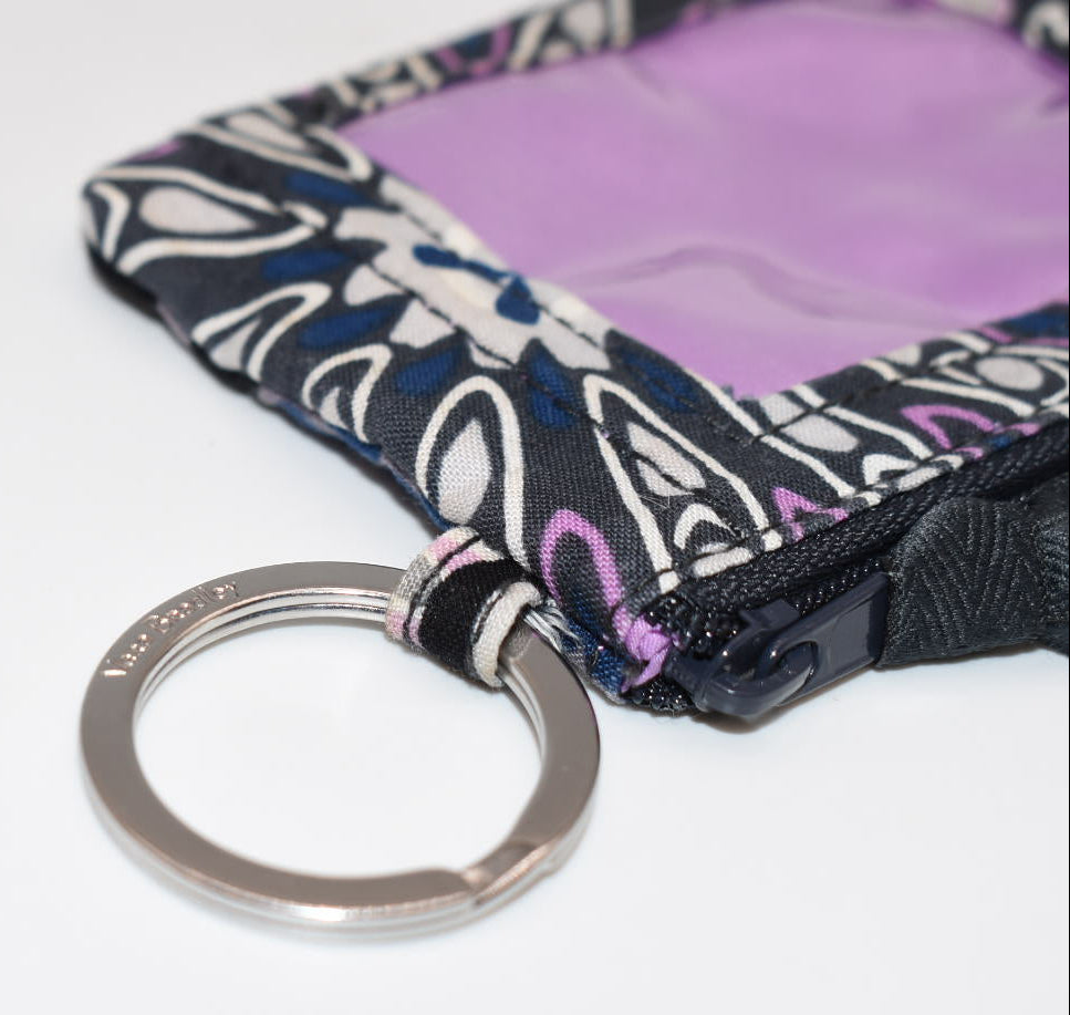 Vera Bradley Zip ID Case in "Mimosa Medallion" Pattern