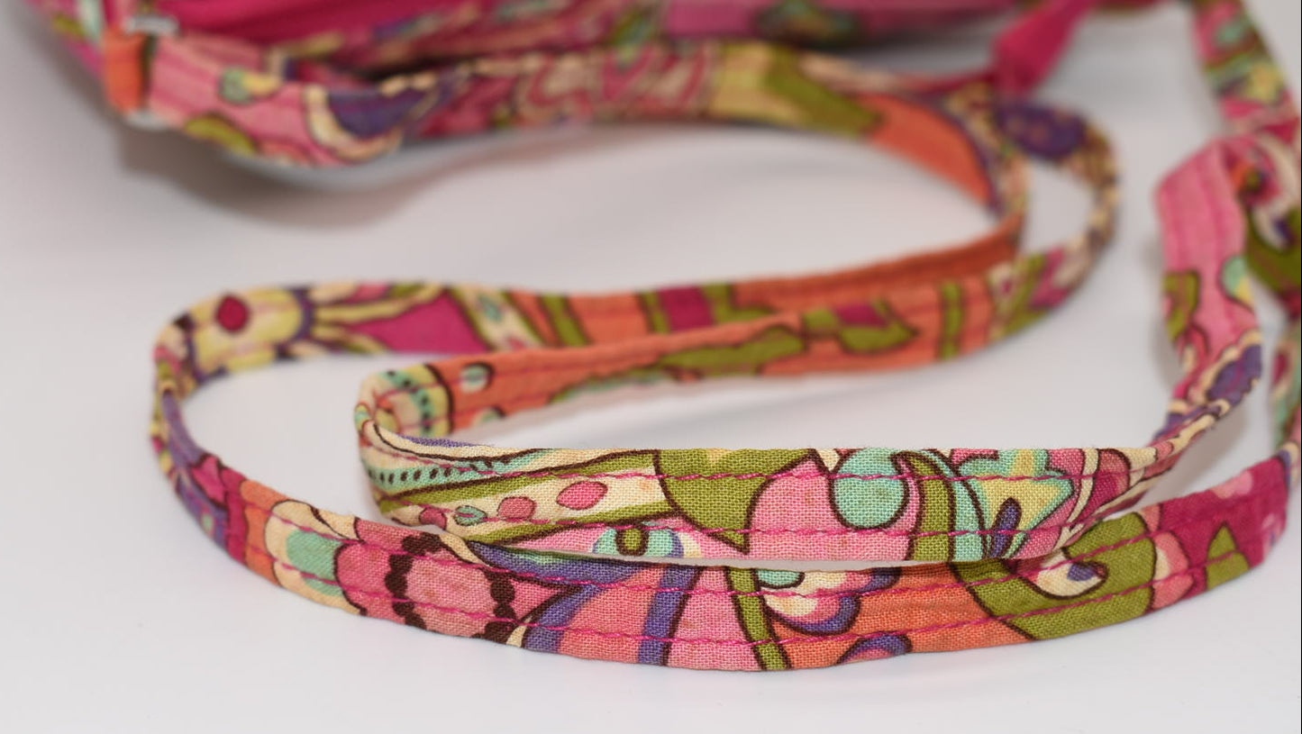 Vera Bradley Little Crossbody Bag in "Pink Swirls" Pattern